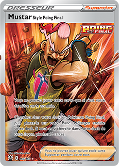 Carte Pokémon Mustar Style Poing Final 163/163 de la série Styles de Combat en vente au meilleur prix
