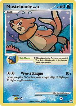 Carte Pokémon Mustébouée 75/123 de la série Trésors Mystérieux en vente au meilleur prix