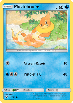 Carte Pokémon Mustébouée 22/73 de la série Légendes Brillantes en vente au meilleur prix