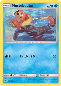 Carte Pokémon Mustébouée 35/156 de la série Ultra Prisme en vente au meilleur prix