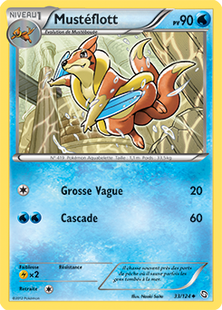 Carte Pokémon Mustéflott 33/124 de la série Dragons Éxaltés en vente au meilleur prix