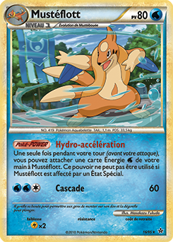Carte Pokémon Rare Mustéflott 16/95 de la série Déchaînement