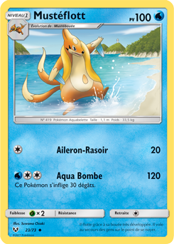 Carte Pokémon Mustéflott 23/73 de la série Légendes Brillantes en vente au meilleur prix