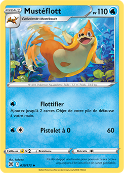 Carte Pokémon Mustéflott 039/172 de la série Stars Étincelantes en vente au meilleur prix