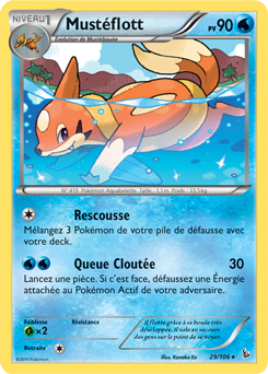 Carte Pokémon Mustéflott 29/106 de la série Étincelle en vente au meilleur prix