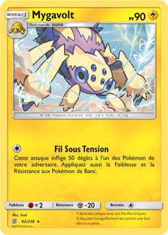 Carte Pokémon Mygavolt 62/236 de la série Harmonie des Esprits en vente au meilleur prix