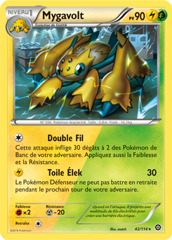 Carte Pokémon Mygavolt 42/114 de la série Offensive Vapeur en vente au meilleur prix