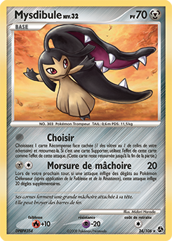 Carte Pokémon Rare Mysdibule 24/106 de la série Duels au Sommet