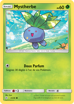 Carte Pokémon Mystherbe 2/236 de la série Éclipse Cosmique en vente au meilleur prix