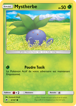 Carte Pokémon Mystherbe 4/147 de la série Ombres Ardentes en vente au meilleur prix