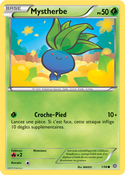 Carte Pokémon Mystherbe 1/98 de la série Origines Antiques en vente au meilleur prix