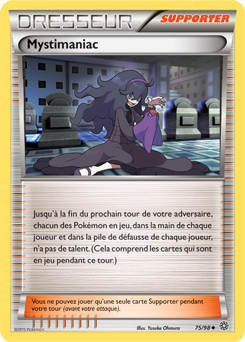 Carte Pokémon Peu commune Mystimaniac 75/98 de la série Origines Antiques
