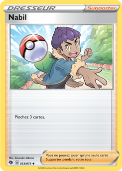 Carte Pokémon Nabil 053/073 de la série La Voie du Maître en vente au meilleur prix