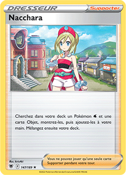 Carte Pokémon Nacchara 147/189 de la série Astres Radieux en vente au meilleur prix