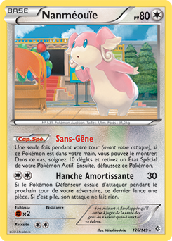 Carte Pokémon Nanméouïe 126/149 de la série Frantières Franchies en vente au meilleur prix