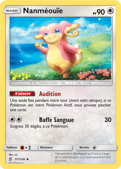 Carte Pokémon Nanméouïe 177/236 de la série Harmonie des Esprits en vente au meilleur prix