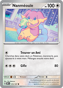 Carte Pokémon Communes Nanméouïe 173/197 de la série Flammes Obsidiennes
