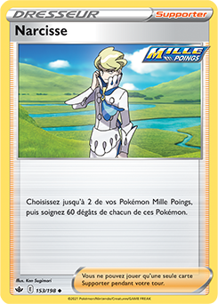 Carte Pokémon Narcisse 153/198 de la série Règne de Glace en vente au meilleur prix