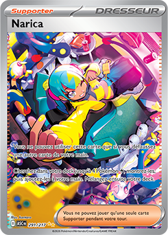 Carte Pokémon Narica 291/217 de la série Héros Transcendants en vente au meilleur prix