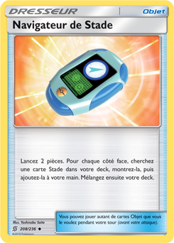 Carte Pokémon Navigateur de Stade 208/236 de la série Harmonie des Esprits en vente au meilleur prix