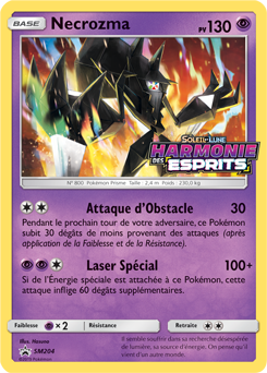 Carte Pokémon Necrozma SM204 de la série Promos Soleil et Lune en vente au meilleur prix