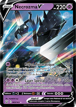 Carte Pokémon Necrozma V 63/163 de la série Styles de Combat en vente au meilleur prix