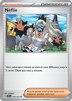 Carte Pokémon Nèflie 146/162 de la série Forces Temporelles en vente au meilleur prix