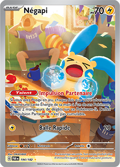 Carte Pokémon Négapi 194/182 de la série Faille Paradoxe en vente au meilleur prix