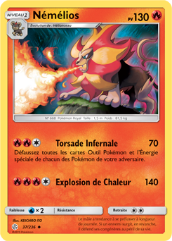Carte Pokémon Némélios 37/236 de la série Éclipse Cosmique en vente au meilleur prix