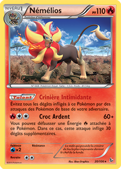 Carte Pokémon Némélios 20/106 de la série Étincelle en vente au meilleur prix