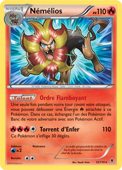 Carte Pokémon Némélios 12/119 de la série Vigueur Spectrale en vente au meilleur prix