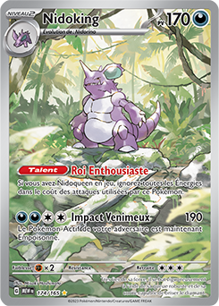 Carte Pokémon Nidoking 174/165 de la série 151 en vente au meilleur prix