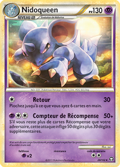 Carte Pokémon Nidoqueen 28/102 de la série Triomphe en vente au meilleur prix