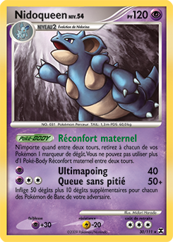 Carte Pokémon Rare Nidoqueen 30/111 de la série Rivaux Émergents