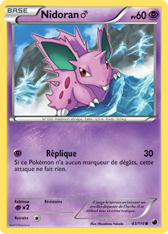 Carte Pokémon Nidoran 43/116 de la série Glaciation Plasma en vente au meilleur prix