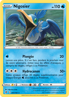 Carte Pokémon Nigosier 51/192 de la série Clash des Rebelles en vente au meilleur prix