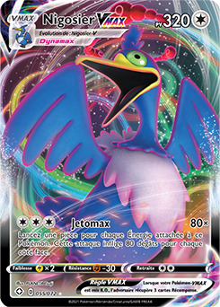 Carte Pokémon Nigosier VMAX 055/072 de la série Destinées Radieuses en vente au meilleur prix