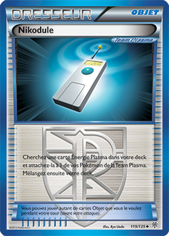 Carte Pokémon Peu commune Nikodule 119/135 de la série Tempête Plasma