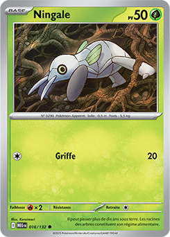 Carte Pokémon Communes Ningale 16/132 de la série Méga-Évolution
