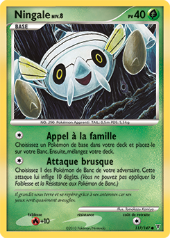 Carte Pokémon Ningale 117/147 de la série Vainqueurs Suprêmes en vente au meilleur prix