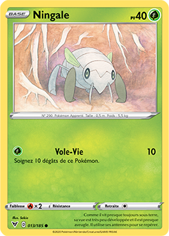 Carte Pokémon Ningale 013/185 de la série Voltage Éclatant en vente au meilleur prix