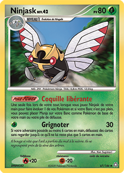 Carte Pokémon Ninjask 67/146 de la série Eveil des Légendes en vente au meilleur prix