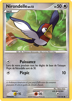 Carte Pokémon Nirondelle 124/146 de la série Eveil des Légendes en vente au meilleur prix