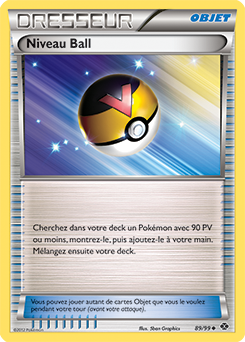 Carte Pokémon Niveau Ball 89/99 de la série Destinées Futures en vente au meilleur prix