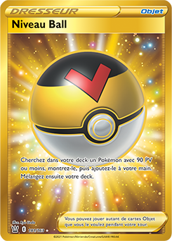 Carte Pokémon Niveau Ball 181/163 de la série Styles de Combat en vente au meilleur prix