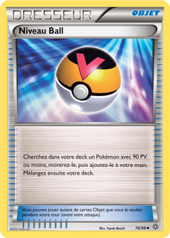 Carte Pokémon Niveau Ball 76/98 de la série Origines Antiques en vente au meilleur prix