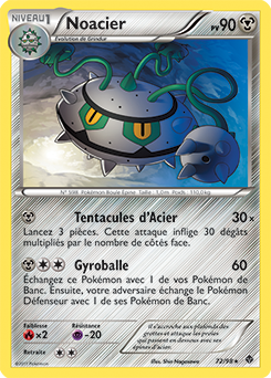 Carte Pokémon Noacier 72/98 de la série Pouvoirs Émergents en vente au meilleur prix