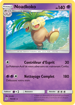 Carte Pokémon Noadkoko 74/236 de la série Harmonie des Esprits en vente au meilleur prix
