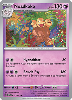 Carte Pokémon Noadkoko 24/91 de la série Destinées de Paldea en vente au meilleur prix