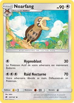 Carte Pokémon Noarfang 107/147 de la série Ombres Ardentes en vente au meilleur prix